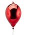 Ялинкова прикраса Повітряна кулька червона висота 32см, Enzo De Gasperi (EDG Italy) 62925