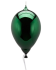 Ялинкова прикраса Повітряна кулька зелена висота 32см, Enzo De Gasperi (EDG Italy) 62963