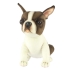 Plush Toy Boston terrier sitting, L. 26cm, HANSA (8550)