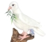 Plush Toy White dove height 20cm, Hansa (5434)