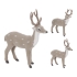 Decorative Christmas Deer 15 cm gray, Koopman (33148)