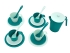 Toy Set of coffee dishes Relax 17 el. in bag (cyan), Tigres (98942)