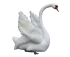 Plush Toy White Swan, length 125 cm, Hansa (46107)