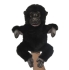 Plush Toy Gorilla, Puppet series, height 28 cm, Hansa (79587)