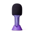 Wireless karaoke microphone purple, Glitter Groove series, Lalarma (26866)