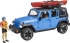 Набір іграшковий. Автомобіль Jeep Wrangler Rubicon Unlimited з каяком та фігуркою, Bruder (25298)