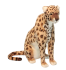 Animated Plush toy Leopard sitting, height 65cm, Hansa (0097)