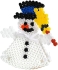 Mosaic Hama Superset Snowman 3D (4096), Hama (40963)