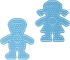 Thermomosaic Hama Set of fields for thermomosaic Maxi Boy and girl 3+ (8254), Hama (25447)