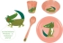 Crocodile tableware gift set, Spiegelburg (24811)