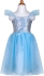 Entertainment Princess Sequin Dress, Color Blue, Size US 7-8, Great Pretenders (23874)