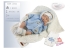 Dolls Doll in blue clothes, 45cm, Munecas De Cuna (43236)