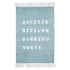 Playroom Carpet 90x130cm ABC green, Jollein (40312)