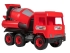 Авто Middle truck бетонозмішувач (червоний) в коробці, Tigres (94890)