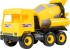 Auto Middle truck concrete mixer (yellow) in a box, Tigres (94937)