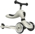 Scoot and Ride scooter series Highwaykick-1 light gray, 1-5 years, Globber (62681)