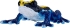 Animal figurine toy. Woodpecker blue, Mojo (10693)