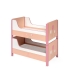 Folding wooden bunk bed for dolls, DeCuevas (54274)