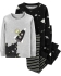 Carters Комплект піжамний 2 футболки-лонгслів та 2 штанів Космос 12M (72-76 см)