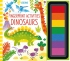 Usborne Творческая книга с пальчиковыми красками Динозавры