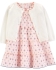 Carters Комплект дитячий кардіган та сукня Флора 12M (72-76 см)