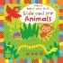 Детская книга слайдер Babys Very First Slide and See Animals, Usborne, английский 12+ мес 10 стр