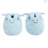 Тапочки Кролик-ангелочек голубые, 0-1 года, Trousselier™, Франция (V118002)