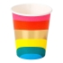Talking Tables Disposable cups Rainbow, 12 pcs, England