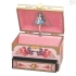 Music box with flowers pink with ballerina figurine, Trousselier™, France (S35103)