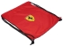 Сумка Ferrari 44.5x37см (для спорт. одежды, обуви) красно-черная (OBF68)