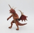 Dragon figurine brown 27.5x21x10.5cm, Dino Toys (54715)
