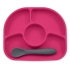 Baby Plates Yümi Suction Cup Plate, BBluv, with Spoon, Pink, Art. B0153-P