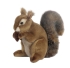 Plush Toy Squirrel with a nut, 22cm, Hansa (20374)