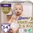 Підгузки дитячі Touch 2, Libero, 3-6 кг, 64 шт. 7322541070742