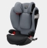 Car seat Cybex™ Solution S-fix/Pepper Black-dark gray PU2, 3 to 12 years [518000958]