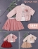 Детский комплект тройка на 1-4 года: жакет, боди, юбка Baby Rose (3899)