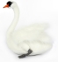 White Swan, 27 cm, Realistic Hansa Plush Toy (7335)