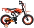 Детский велосипед Motorbike 12 оранжевый, Volare, 91214 3-5 лет