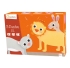 Cardboard puzzle Funny animals, 3 el., Avenue Mandarine™ France (42702O)