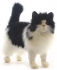 Plush Toy HANSA Black and white cat, 40cm (4221)