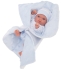 Antonio Juan | Лялька-немовля Роберто, 21 см на блакитному ковдрі, Іспанія