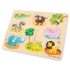 Safari puzzle, New Classic Toys, wooden, 8 parts, art. 10431