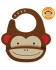 Слюнявчик силіконовий Мавпа, SKIP HOP™ США (232201)