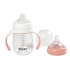 Cup training Beaba 2 in 1, 210 ml pink