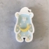 Night light for children SABO Concept Teddy bear in a hat (mint)