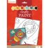 Art kit with paints Bear in a rocket, 20x20 cm, Avenue Mandarine™ France (PP017O)