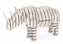 Конструктор KAWADA™ D-torso носорог белый , Япония (4580238617141)