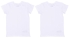 Белая футболка с коротким рукавом 2-3 г. KITIKATE (3186)