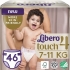Підгузки дитячі Touch 4, Libero, 7-11 кг, 46 шт., Арт. 7322541070919