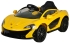 Kid electric car McLaren P1 yellow, Volare, 1107 3+ years